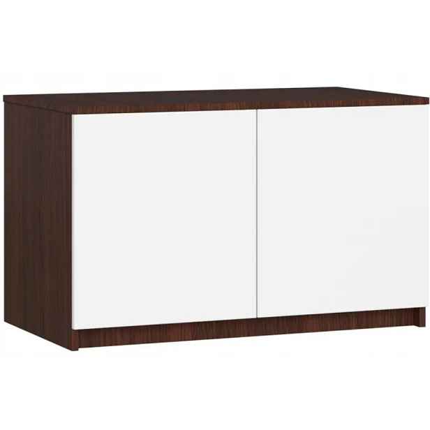 Nadstavba na skříň S90 90 cm wenge-bílá 2 dveře Akd
