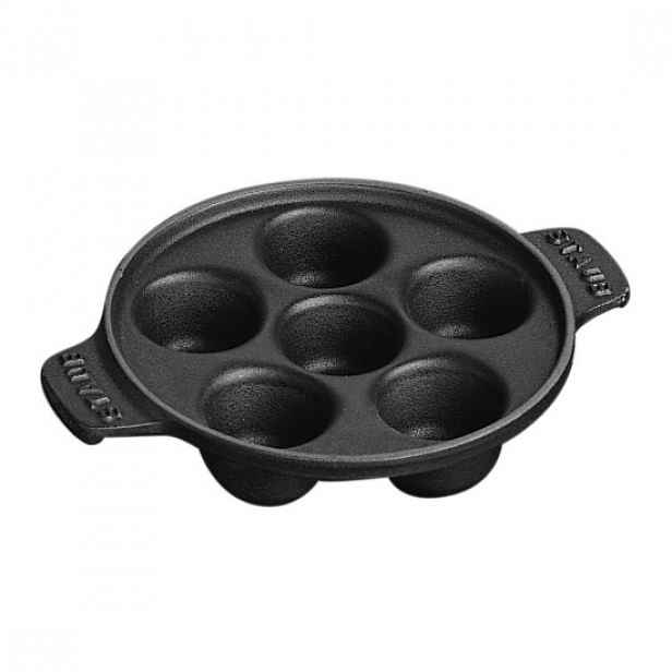Šnečí tác, 6 přihrádek, litina, 14 cm - Staub