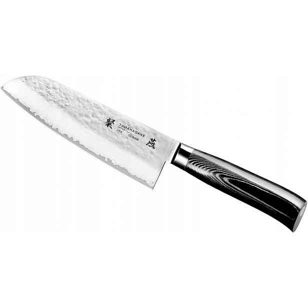 Tamahagane Tsubame Black Nůž Santoku 17,5 cm