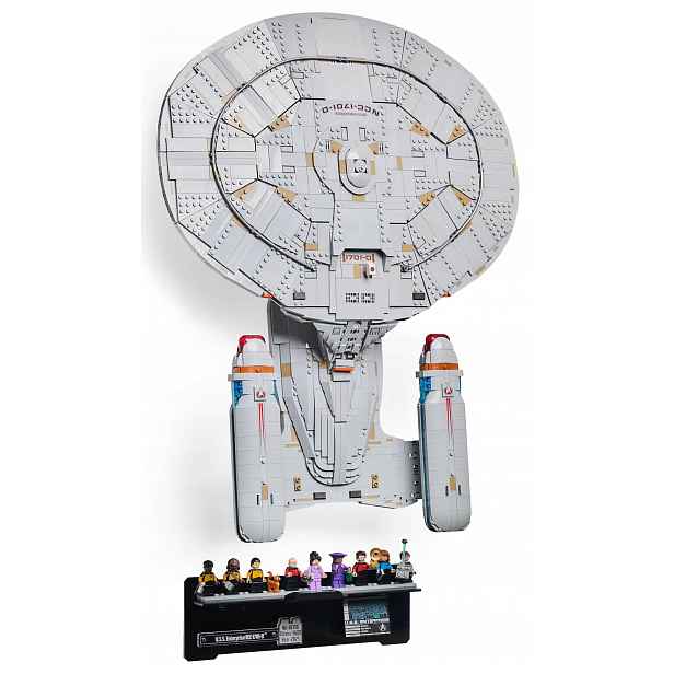 Věšák na zeď Blacked Brick pro Lego 10356 Icons Star Trek Enterprise