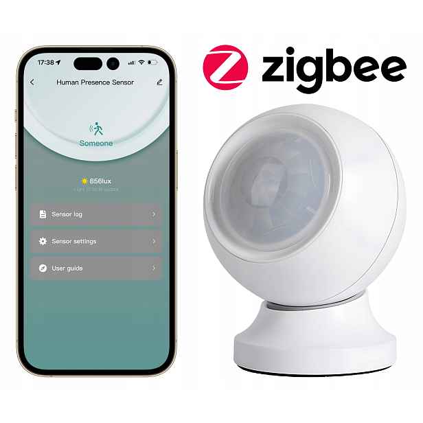Bezdrátový senzor Přítomnosti ZigBee Bateriový senzor pohybu Tuya Smart