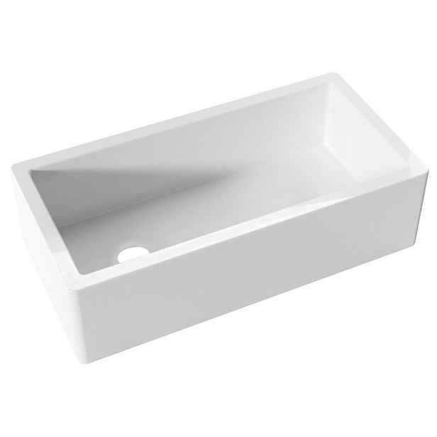 Kerasan ESSEX keramický dřez 91x45,6cm, bílá
