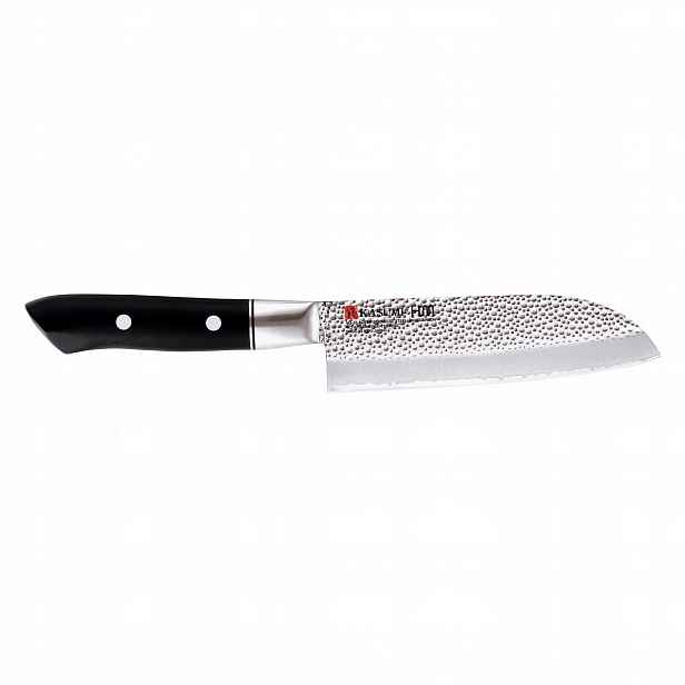 VG-10 Hm Nůž japonský Santoku malý kovaný 13 cm kladívkový Kasumi