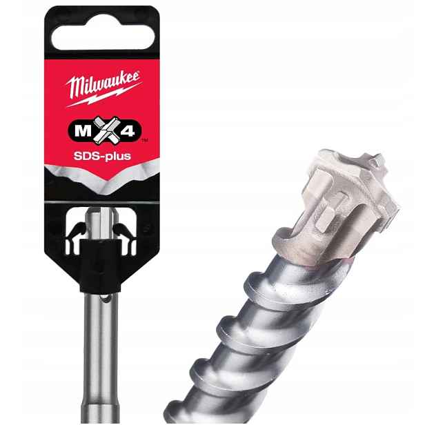 Vrták do betonu příklepový 14 mm Milwaukee SDS-Plus 14x450 mm Sds+ cihly