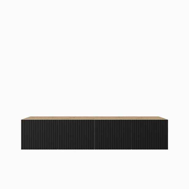 MASSENO ZÁVĚSNÝ TV STOLEK VAREN, 200/41/40 cm, dub Artisan