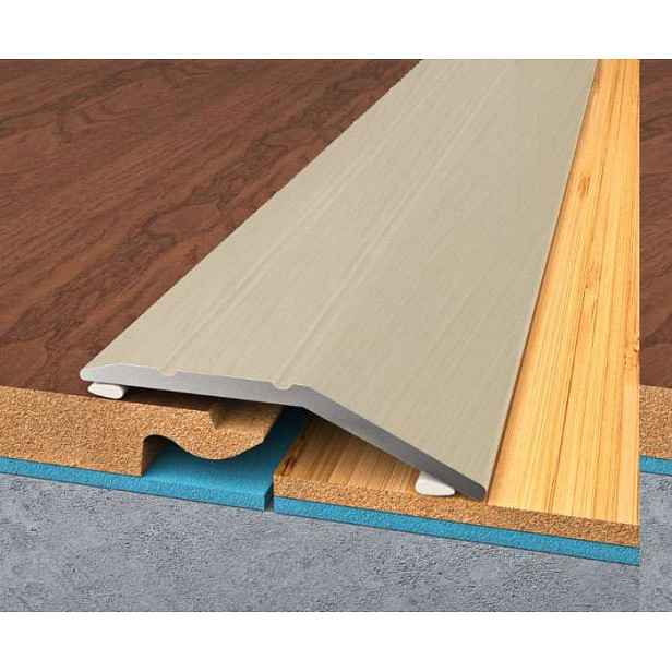 DOPRODEJ: 900x42x14 mm cm Vyrovnávací lišta (profil) Champagne, 900x42x14 mm, vícebarevná, Bohemia Profil
