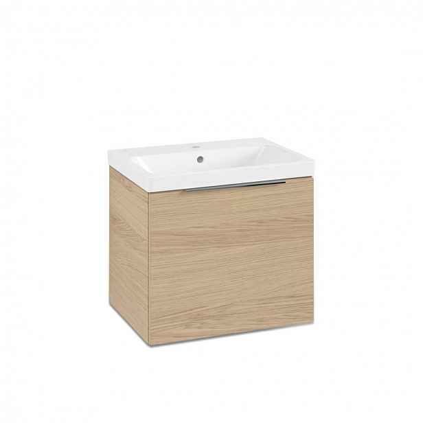 Villeroy & Boch Architectura - Skříňka s umyvadlem, 55x47x42 cm, 1 zásuvka, CeramicPlus, Nordic Oak 4A8760R1SVJ