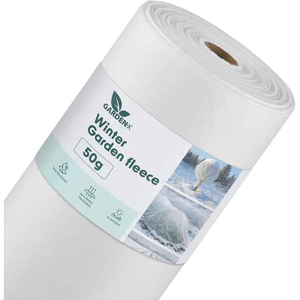 Zimní Netkaná Textilie 50 G/m² 1,6 X 100 M Ochrana Rostlin Před Mrazem