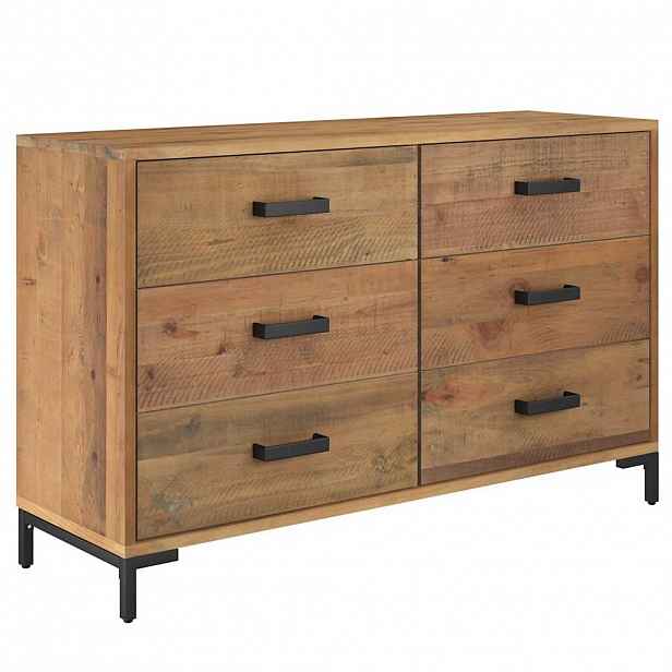 vidaXL Příborník hnědý 110 x 35 x 70 cm masivní borové dřevo