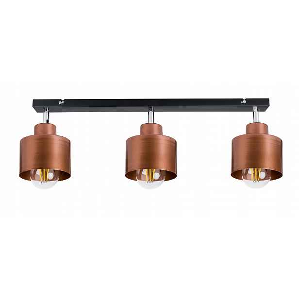 Lampa stropní svítidlo pohyb stropní lustr loft kov měď