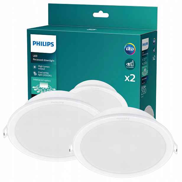 Led panel Podomítkové zapuštěné svítidlo Meson 23.5W 4000K 21.5cm 2 ks