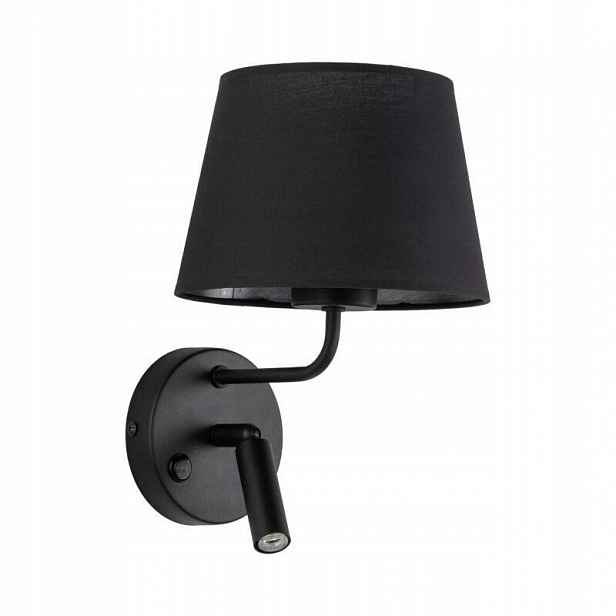 Nástěnná lampa Maja černá 1xE27 1xG9 s vypínačem Osvětlení Loft Modern IP20