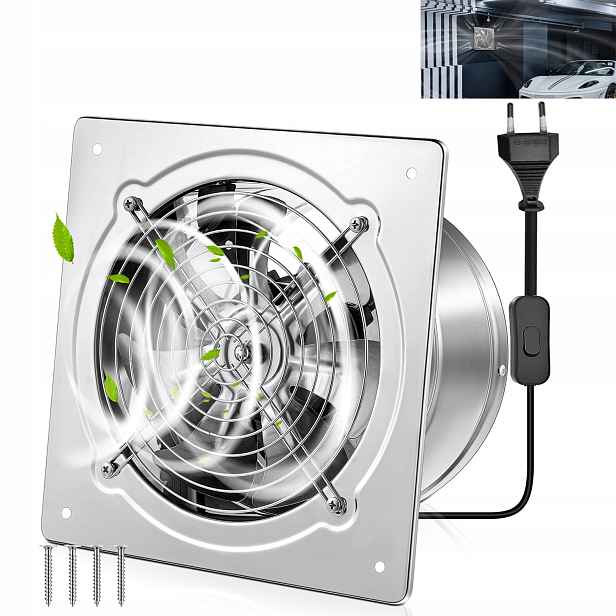 150 mm nástěnný axiální ventilátor fi Tichý Výkonný