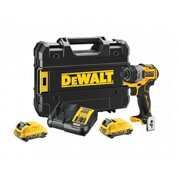 DeWALT - 12V AKU šroubovák, 2x akumulátor 2,0 Ah XR DCF601D2