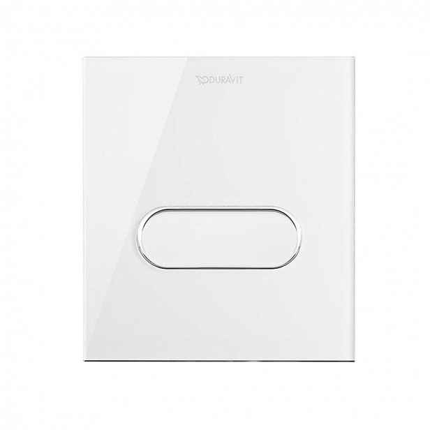 Duravit DuraSystem - Ovládání splachování pisoáru, bílé sklo WD5005012000