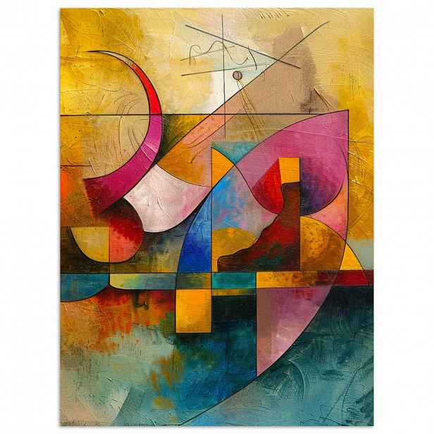 MuchoWow PLAKÁT Umění - abstraktní - moderní 30x40 cm