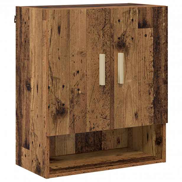 vidaXL Nástěnná skříňka 60 x 31 x 70 cm Kompozitní dřevo Staré dřevo