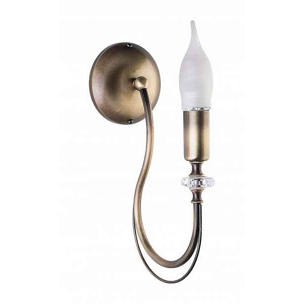 Nástěnná lampa Melani Patina 1xE14 Nástěnná lampa do obývacího pokoje Dům