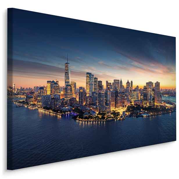 Plátno Večerní Panorama New Yorku Varianta: 120x80