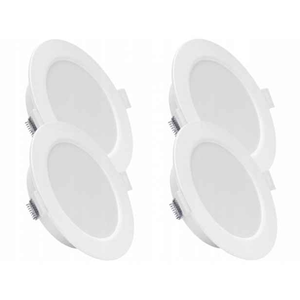 4x plochá stropní Led lampa 6W Slim Neutrální 4000K