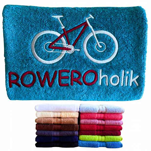 Dárek Pro Cyklistu S Cyklistou A Kolem Kolo Narozeniny Vánoce Velký Ručník