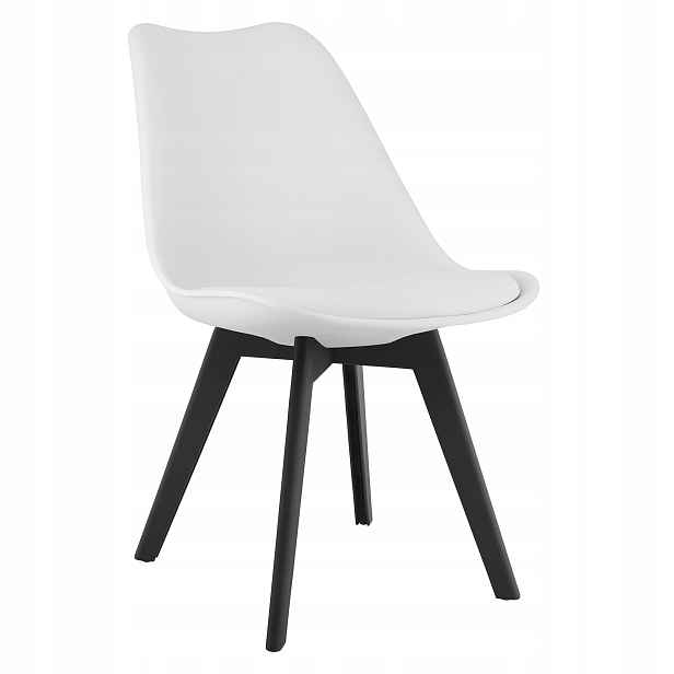 Dřevěná Židle 82 CM Bílá Do Obývacího Pokoje, Jídelny, Kuchyně, Kanceláře