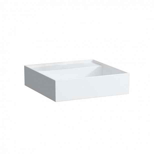 Laufen Kartell - Umývátko na desku 46x46 cm, s LCC, bílá H8153314001121
