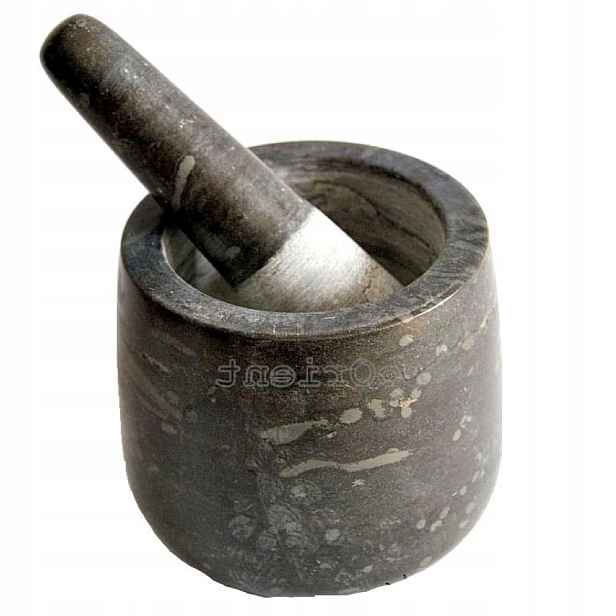 Kuchyňský hmoždíř Granitový kamenný s paličkou Průměr 11 cm Jade Temple