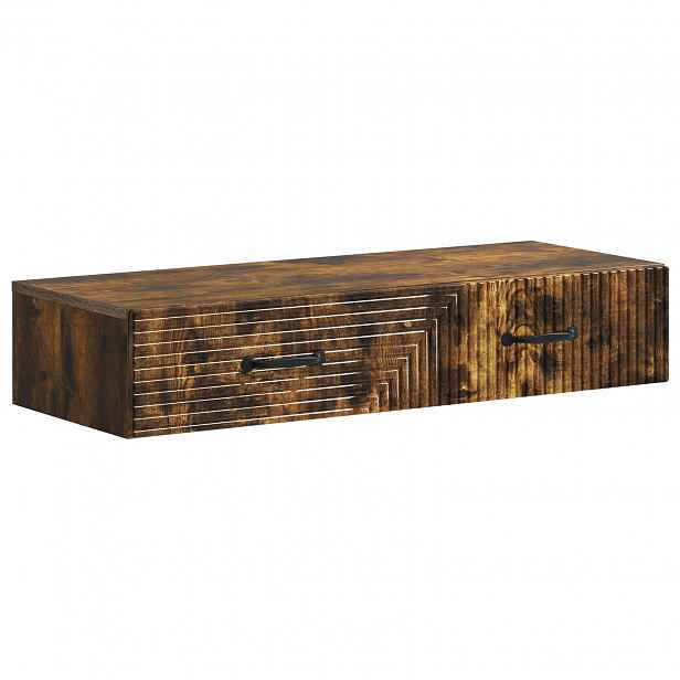 vidaXL Nástěnný boční stůl 87,5 x 34,5 x 17 cm Kompozitní dřevo