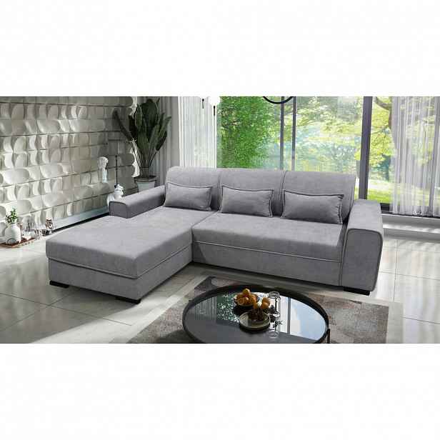 MID.YOU ROHOVÁ SEDAČKA, textil, šedá