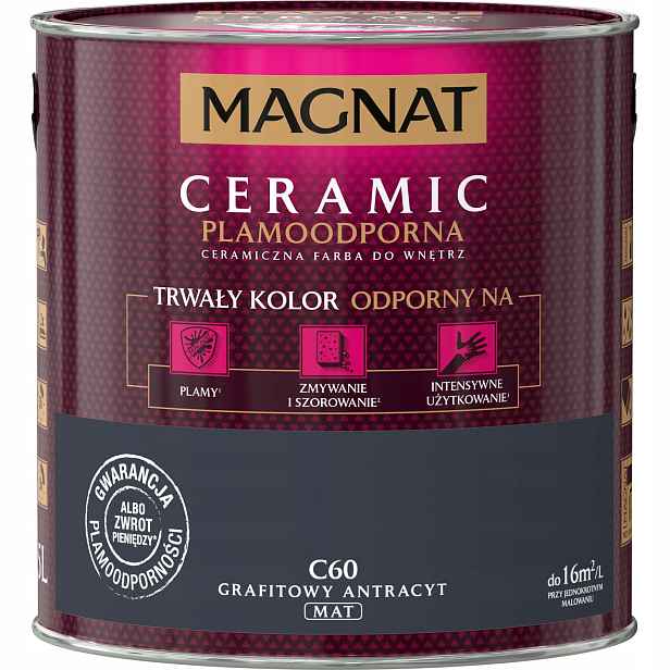 Barva Magnat Ceramic 2,5L C60 Grafitová Antracit