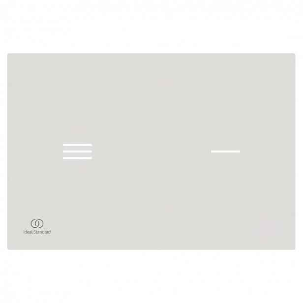Ideal Standard Symfo - Elektronické ovládací tlačítko splachování NT1, bílá R0129SA