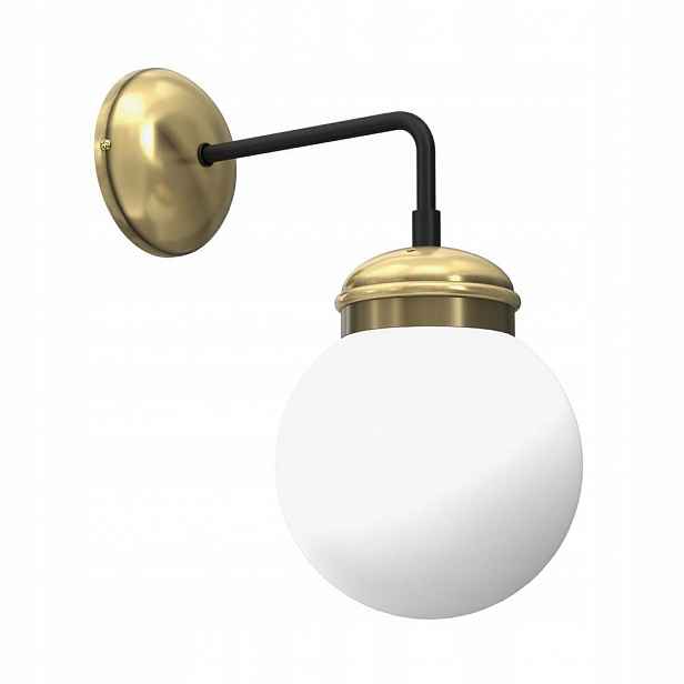Skleněná nástěnná lampa s výložníkem Hydro 6840 Luminex