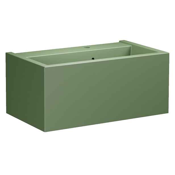 Kerasan KANAAL keramické umyvadlo 80x46,5cm, verde mat