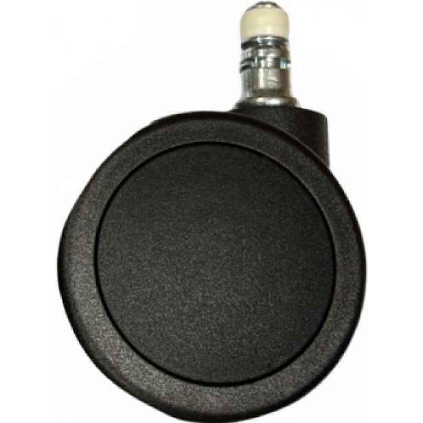 Kolečko na DXRacer Craft/Drifting pogumované, černé, průměr 60 mm, čep 11 mm