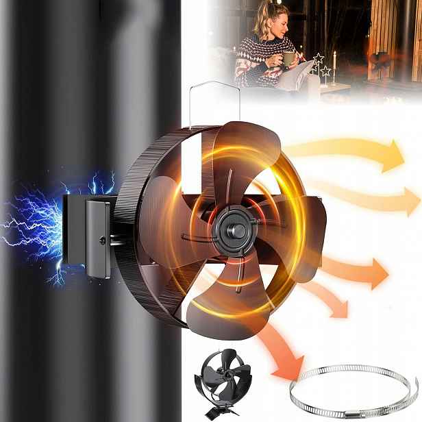Krbový Ventilátor, Termoelektrický Ventilátor Napájený Teplem Hliníku