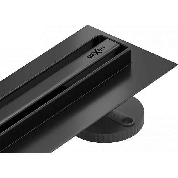 MEXEN - Flat 360 Slim odtokový žlab otočný 110 cm černá 1741110