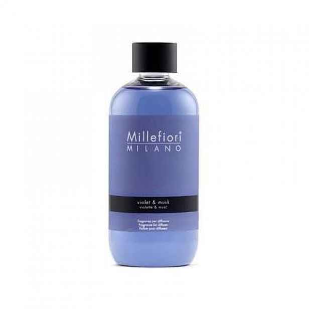 Millefiori Difuzér NATURAL náplň Violet & Musk 250ml