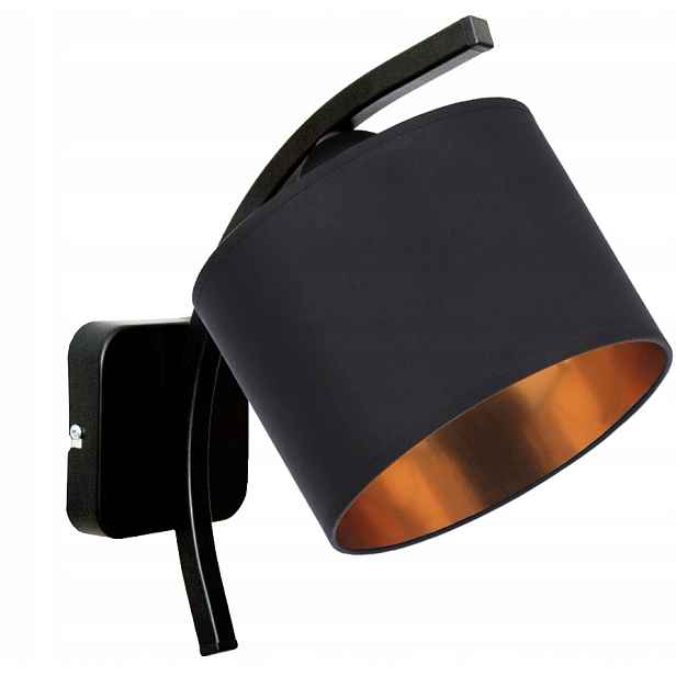 Nástěnná Lampa Stínidlo Zlatá Černá Led Nástěnná Lampa Do Obývacího Pokoje