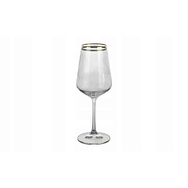 Sada 6 sklenic/gobletů 350 ml na vodu Queen Eva