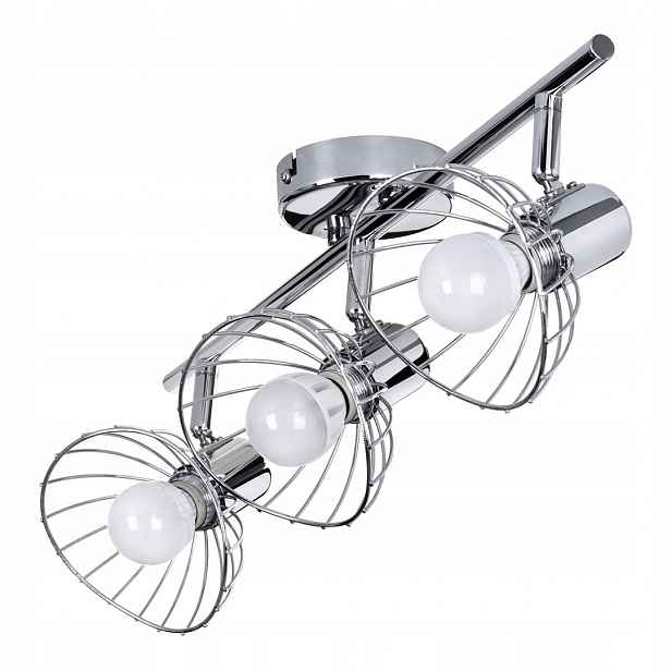 Trojitá nástěnná stropní lišta chrom Activejet Gizel nástěnná lampa E14