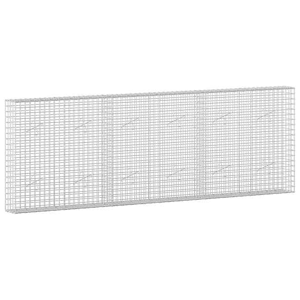 vidaXL Gabion s drátem 5 mm a síťkou 5x5 cm 300x20x100 cm