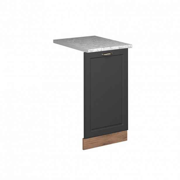 Vicco ČELNÍ PANEL MYČKY Fame-Line Antracitově zlatý 45 cm s pracovní deskou