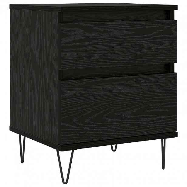vidaXL Zásuvka pod postel Černý dub 40 x 35 x 50 cm Kompozitní dřevo
