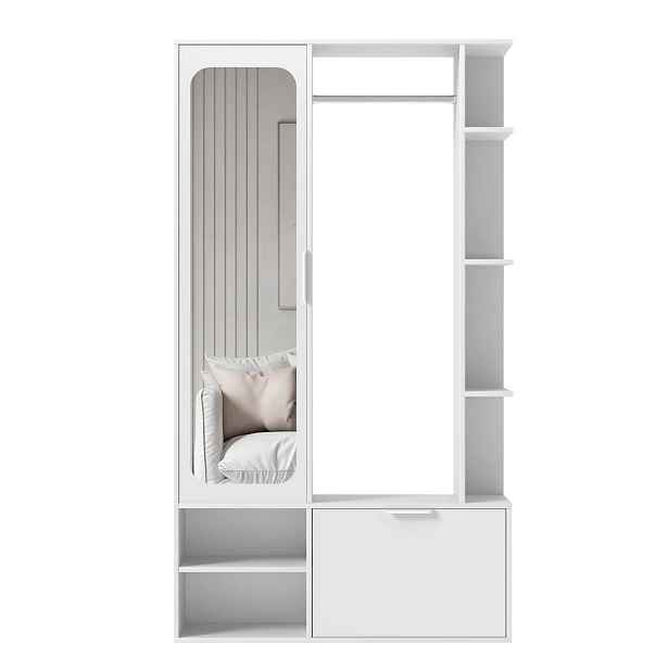 Idohome ŠATNA ELIOR 100/33/189 cm, alpská bílá