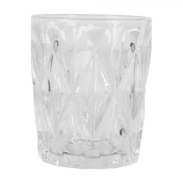 Transparentní sklenička na vodu Diamond - Ø 8*10 cm / 250 ml Clayre & Eef