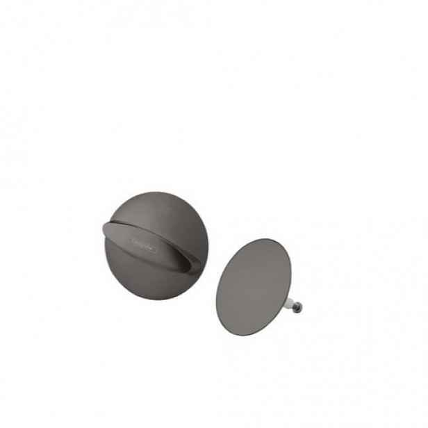 Vrchní sada k vaně Hansgrohe Exafill S kartáčovaný černý chrom 58185340