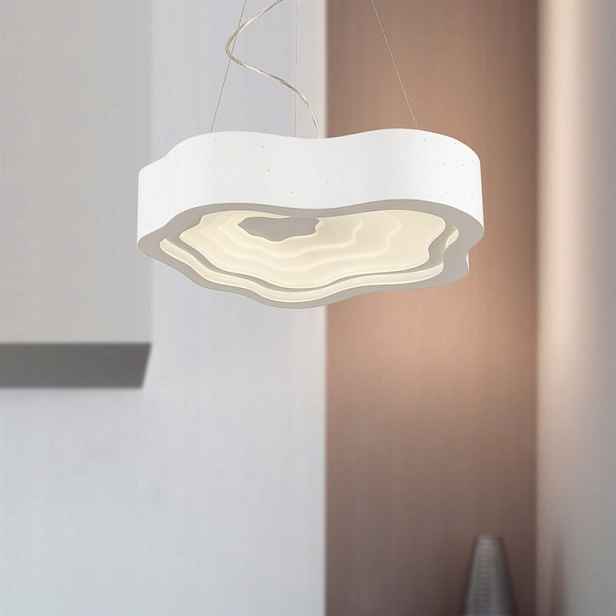 Závěsná lampa Ozcan 6357-1al plafoniera bílá obláček