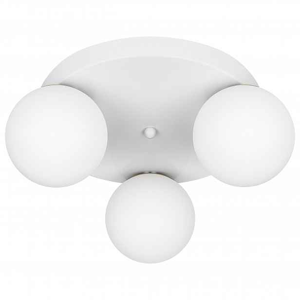 Závěsná Lampa Stropní svítidlo Skleněný lustr Svítidlo 3x E27 Led Bílá