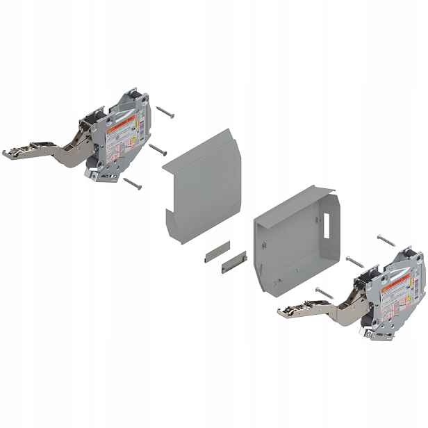 Blum 20K2B00.06 Aventos Hk-s pohony plus šedé krytky 2 ks